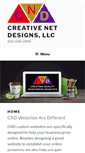 Mobile Screenshot of creativenetdesigns.com